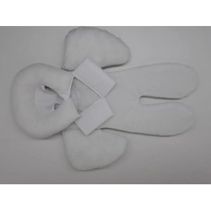 Almofada Protetor Redutor De Bebê Conforto emma baby redutor bebe conforto Branco
