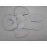 Almofada Protetor Redutor De Bebê Conforto emma baby redutor bebe conforto Branco - 1