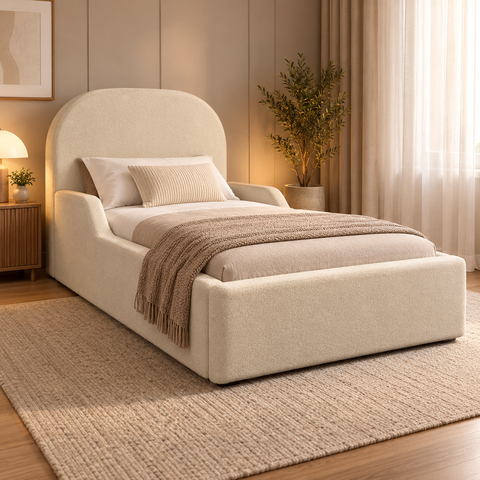 Cama Montessoriana Infantil Lina Divani Luxo Madeira Reforçada Espuma D-20 L