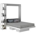 Ver imagem 1 de Cama Retratil De Parede Casal CM8014 Branco Tecno Mobili