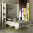 Ver imagem 2 de Cama Retratil De Parede Casal CM8014 Branco Tecno Mobili