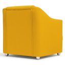 Ver imagem 2 de Poltrona Decorativa Mila Confortável para Sala Recepção Manicure Barbearia Consultório Pés Cromado