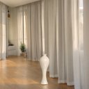 Ver mais imagens de Vaso de Chão Grande Califórnia Bege Petra para Sala de Jantar 61x20 Cm