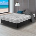 Ver imagem 5 de Cama Box Viúva Preto + Colchão Hanover Orthopedic 128cm