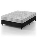 Ver imagem 1 de Cama Box Viúva Preto + Colchão Espuma D33 Zidi Hanover Orthopedic 128x188x61cm