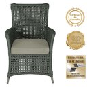 Ver imagem 3 de 4 Poltronas e 1 Mesa Igapó em Alumínio Pintura Fendi Corda Náutica Estofado 8