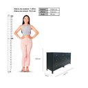 Ver imagem 4 de Cômoda para Quarto 6 Gavetas 145,8cm com Pés Diamond Preto