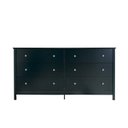 Ver imagem 2 de Cômoda para Quarto 6 Gavetas 145,8cm com Pés Diamond Preto