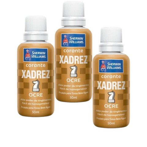 3 Corante Líquido Xadrez Ocre