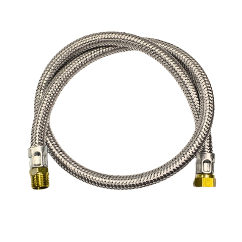 Mangueira para Gás Encanado Flexível Malha de Aço:3 Metros