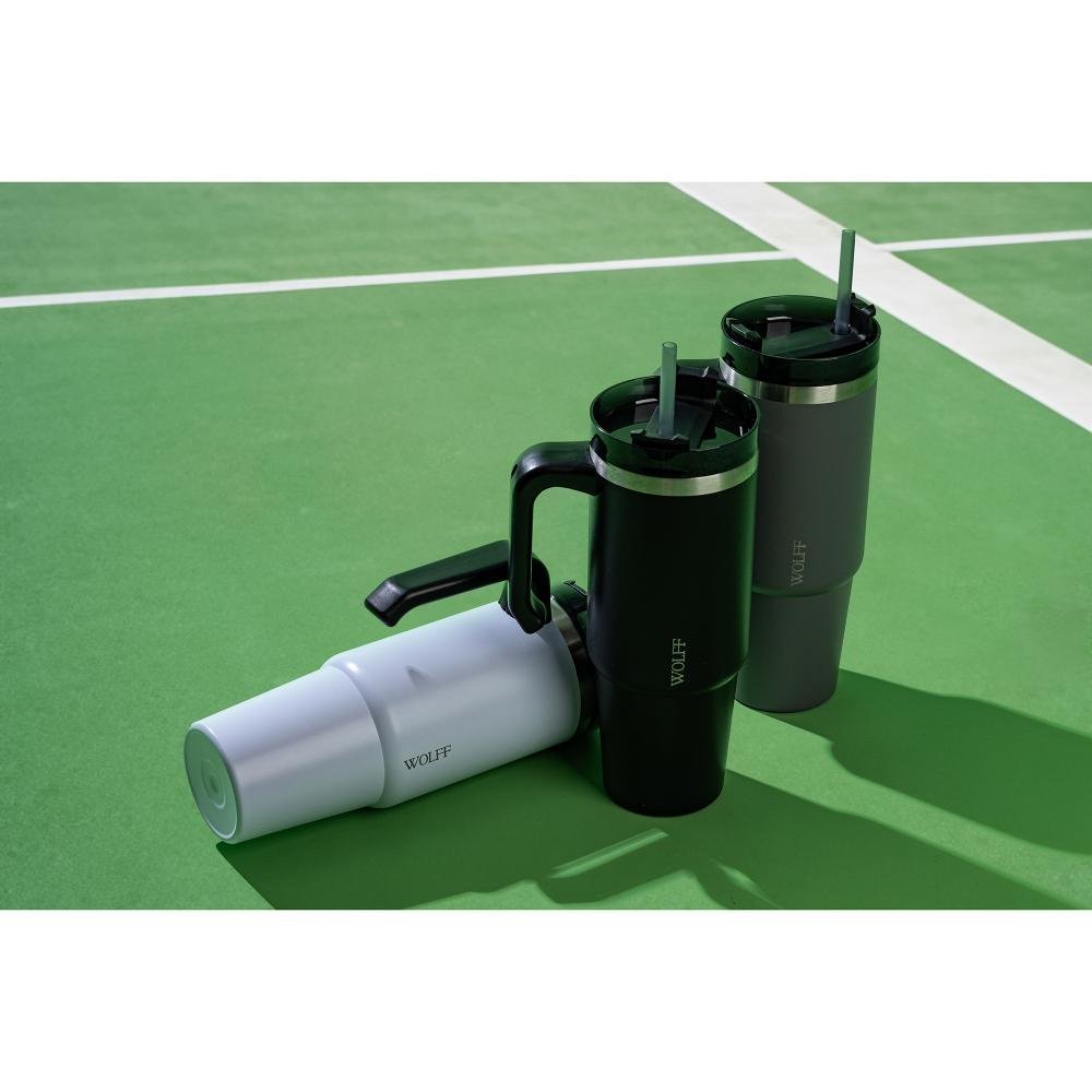 Caneca Térmica Wolff SlimTerm Dupla Parede Cinza 890ml - 6