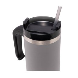 Caneca Térmica Wolff SlimTerm Dupla Parede Cinza 890ml - 5