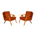 Ver imagem 1 de KIT 2 POLTRONA DECORATIVA MONA LUXO - 0126 Ferrugem