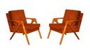 Ver imagem 1 de KIT 2 POLTRONA DECORATIVA MONA LUXO - 0126 Ferrugem