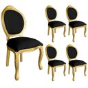 Ver imagem 1 de 5 Cadeira Medalhao Madeira Maciça Design Ingles Luxo Poltrona Entalhada Renascentista Natural Ingles