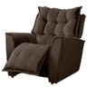 Poltrona do Papai Reclinavel para Sala King Tecido Veludo - 5