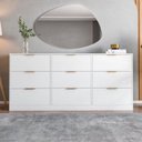 Ver imagem 4 de Cômoda para Quarto com 9 Gavetas 200 cm X 90 cm Sun Yescasa Branco