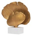 Ver imagem 1 de Decoração Escultura em Poliresina Dourada Mart 21029