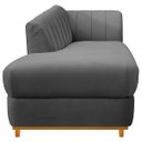 Ver mais imagens de Kit Diva Recamier Vanessa 160cm Lado Esquerdo e 01 Poltrona Laura Suede Adj Decor Cinza