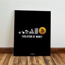 Ver imagem 7 de Kit 3 Quadro Decorativo Bitcoin Cripto Moeda Ethereum Wallet 40x28cm