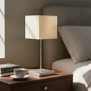 Ver imagem 1 de Abajur Luminaria de Mesa Quadrado Clássico Elegante Decoração Iluminação Casa Sala Quarto Escritório