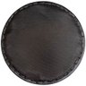 Kit 05 Assentos Redondo Banqueta Cadeira Estofados Poltronas H02 Corino Preto 25 cm - Lyam Decor Ass - 6