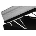 Ver imagem 2 de Cama Box com Baú Casal + Colchão de Molas Ensacadas - Probel - Evolution - Preto