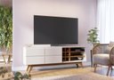 Ver imagem 7 de Bancada para TV 70 Polegadas Charles Off-White Matte Freijo