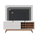 Ver imagem 3 de Bancada para TV 70 Polegadas Charles Off-White Matte Freijo