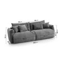 Ver imagem 3 de Sofá 2 Lugares 220cm Comfy CabeCasa MadeiraOriginals Cinza Grafite