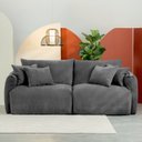 Ver imagem 2 de Sofá 2 Lugares 220cm Comfy CabeCasa MadeiraOriginals Cinza Grafite