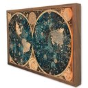 Ver imagem 1 de Quadro Decorativo Mapa Estrelar em Moldura Caixa Tacolado Moldura Caixa Alta 4,5cm Madeira sem Vidro