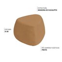 Ver imagem 6 de Puff Orgânico Decorativo 75cm Orbis Bouclé Terracota - Nexta Casa