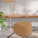 Ver imagem 7 de Puff Orgânico Decorativo 75cm Orbis Bouclé Terracota - Nexta Casa