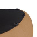 Ver imagem 4 de Puff Orgânico Decorativo 75cm Orbis Bouclé Terracota - Nexta Casa