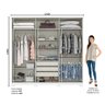 Guarda Roupa Casal 6 Portas 3 Gavetas Órion Casa 812 - 2