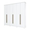 Guarda Roupa Casal 6 Portas 3 Gavetas Órion Casa 812 - 4