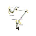 Ver imagem 3 de Luminária de Mesa com Garra Ilutec Articulável Ref. 390 Branco