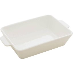 Kit 8 Travessas de Porcelana Branca com Alças Refratários 28x17cm Restaurante Lyor - 3