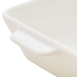 Kit 8 Travessas de Porcelana Branca com Alças Refratários 28x17cm Restaurante Lyor - 4