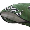 Capa de Almofada Jacquard Estampa Folhagem Verde - 2