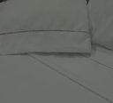 Ver imagem 1 de Jogo de Cama Lençol 400 Fios Casal P. Palito 4 Pçs Prata Casa Dona