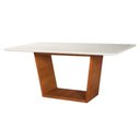 Ver imagem 1 de Mesa de Jantar Retangular Laminada - Atenas-2,20 x 1,00 metros - Art Salas