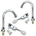 Ver imagem 1 de Torneira Valvula Acionamento Pedal Kit 2 Uni Higienica sem Mao Pe Hospital Clinica Laboratorio Medic