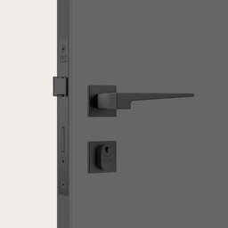 Fechadura Classic 3200 Ros. Quadrada 40 Wc Black - 2