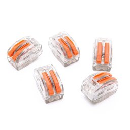 100x Kit Conector Emenda Rápida Derivação Borne 2 3 5 Fios - 9
