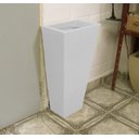 Ver imagem 6 de Kit 3 Vaso Planta 60x30 Trapézio Parede Polietileno BGPLASTICOS V17 BRANCO 006