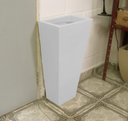 Ver imagem 6 de Kit 3 Vaso Planta 60x30 Trapézio Parede Polietileno BGPLASTICOS V17 BRANCO 006