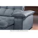 Ver imagem 5 de Sofá Retrátil e Reclinável Atlanta 2,30m 04 Lugares Mola Ensacada Txr