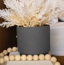 Ver imagem 4 de Arranjo de Flores Envelhecidas Bege no Vaso Preto Fosco 24cm | Beleza Atemporal Formosinha